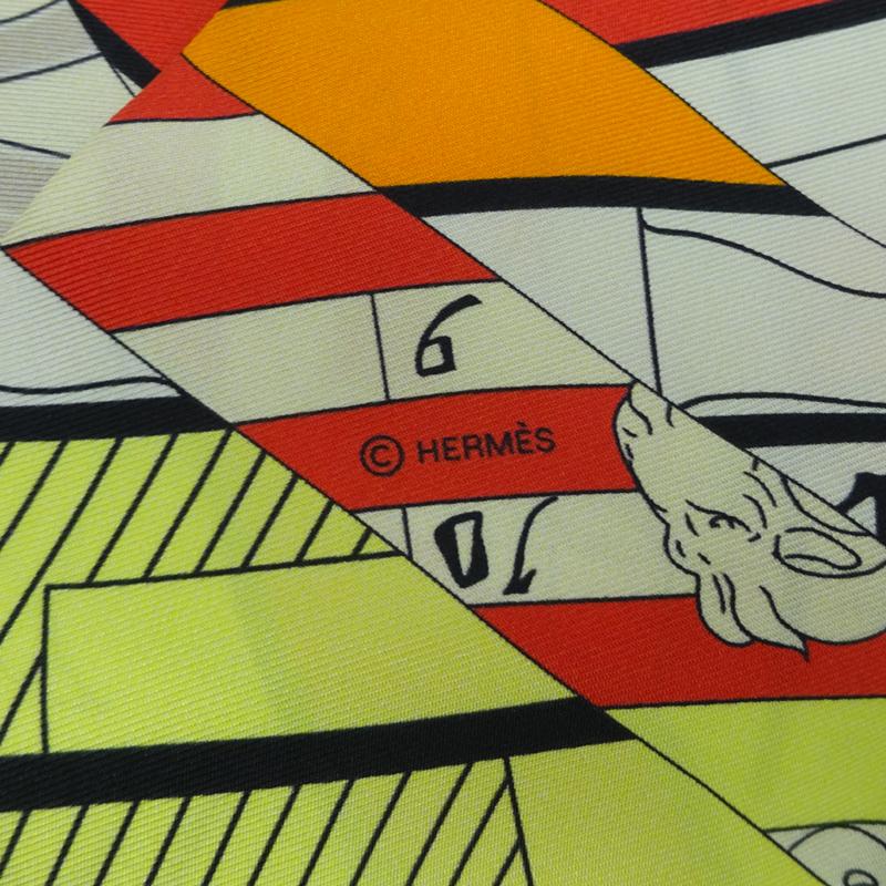 銀座店］HERMES エルメス マキシ ツイリー スカーフ シルク100 