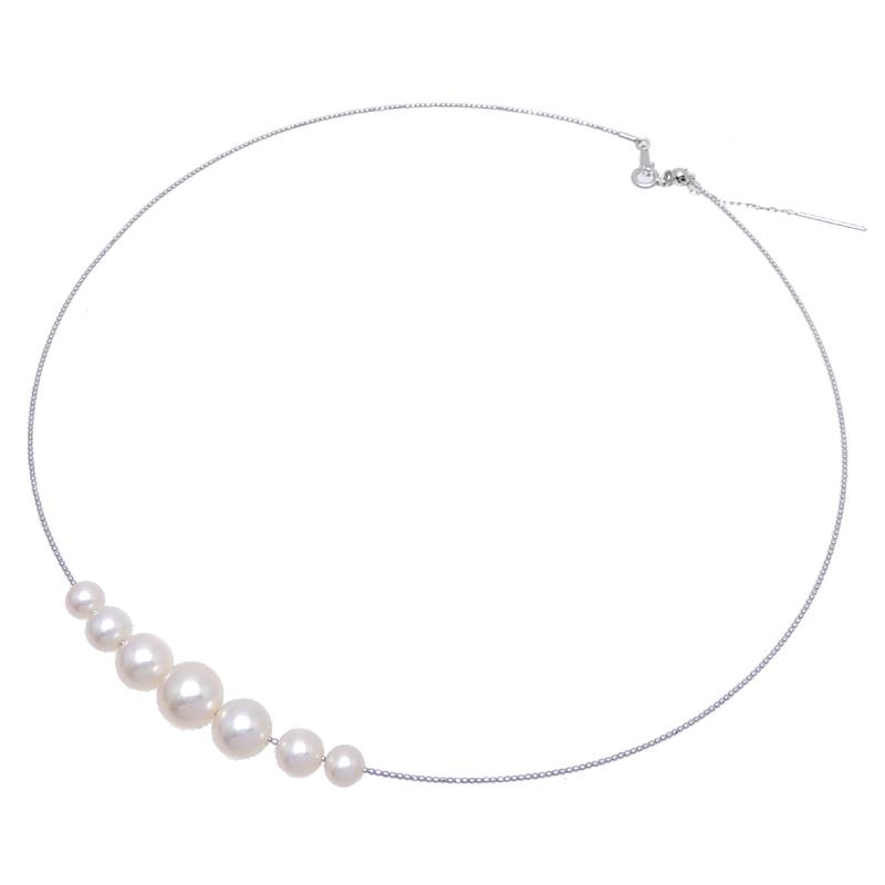 ノーブランド】K18WG パール ネックレス 【公式通販】