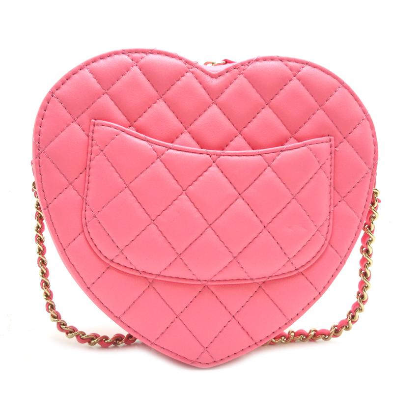 CHANEL ［銀座店］CHANEL シャネル マトラッセ ハートシェイプバッグ 