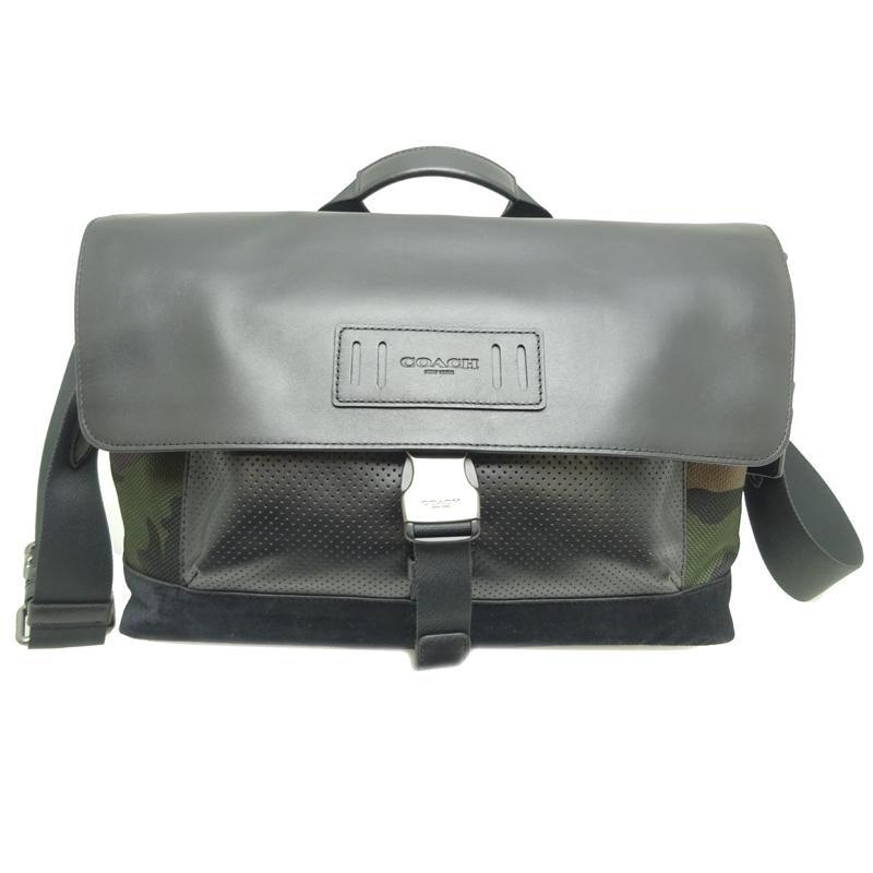 COACH ［飯能本店］COACH コーチ ミックスドマテリアル カモフラージュ 