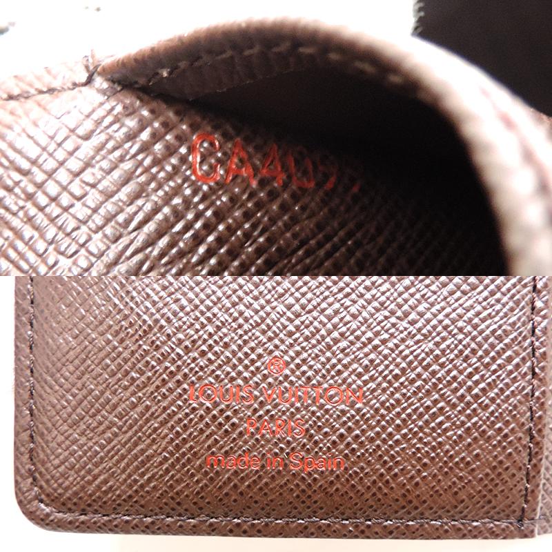 ［飯能本店］LOUIS VUITTON LV ルイ・ヴィトン アジェンダ PM リフィル2011年 R20700/R04211 手帳カバー ダミエ ダミエ　エベヌ DH73222｜dsdaikokuya｜04