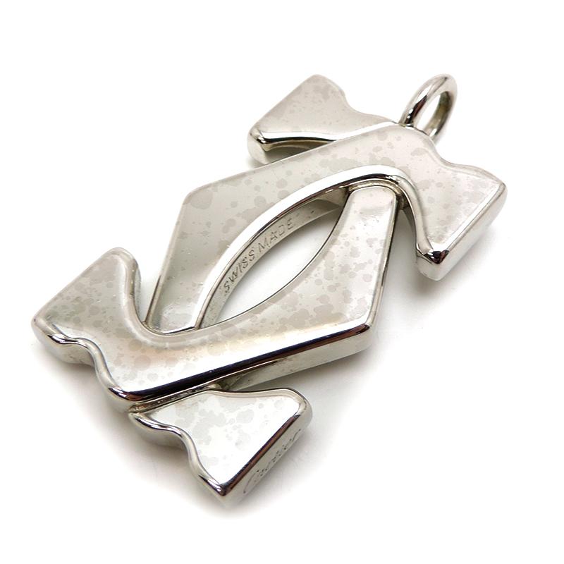 飯能本店］CARTIER カルティエ チャーム ステンレススチール シルバー