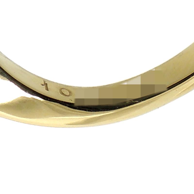 ティファニー サファイア×ダイヤモンド リング 8.5号 750 TIFFANY ティファニー K18 YG ダイヤモンド サファイア リング 8P