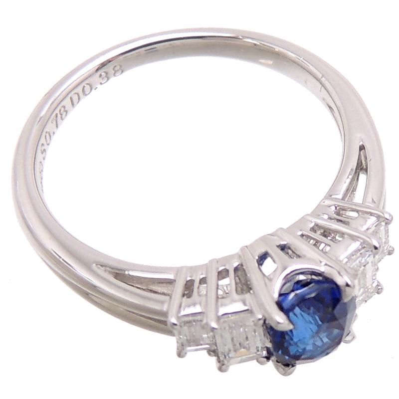 MIKIMOTO（ミキモト） ［銀座店］MIKIMOTO Pt950 0.78ct サファイア