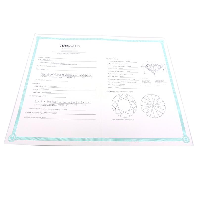TIFFANY&Co. ［飯能本店］TIFFANY&Co. ティファニー 0.23ct 