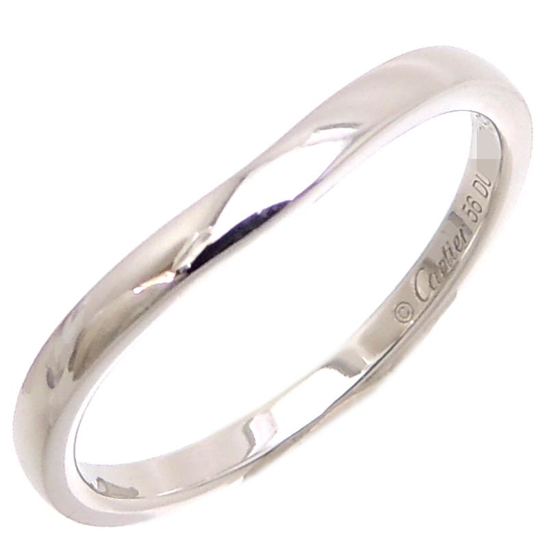 Cartier バレリーナ プラチナリング #56