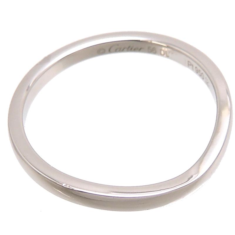 Cartier バレリーナ プラチナリング #56