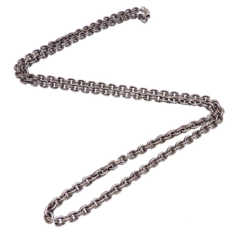 クロムハーツ ペーパーチェーン 30インチ ネックレス CHROMEHEARTS