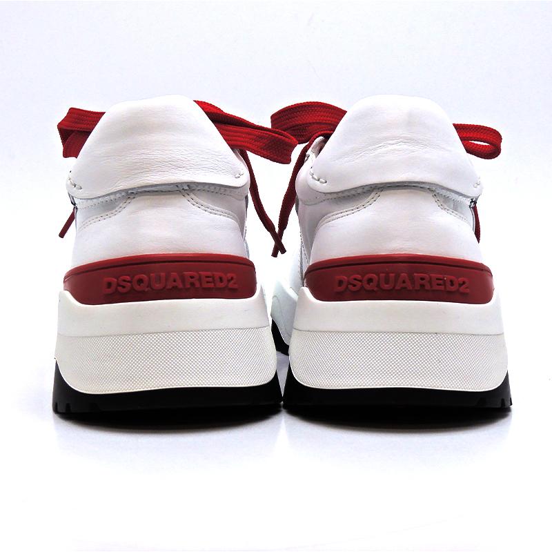 DSQUARED2 スニーカー ホワイト/レッド