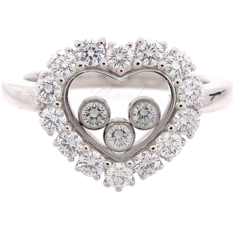 Chopard ショパール ハッピーダイヤ リング　YG750 12号 Chopard 【送料無料】ショパール 750YG ハッピーダイヤモンド