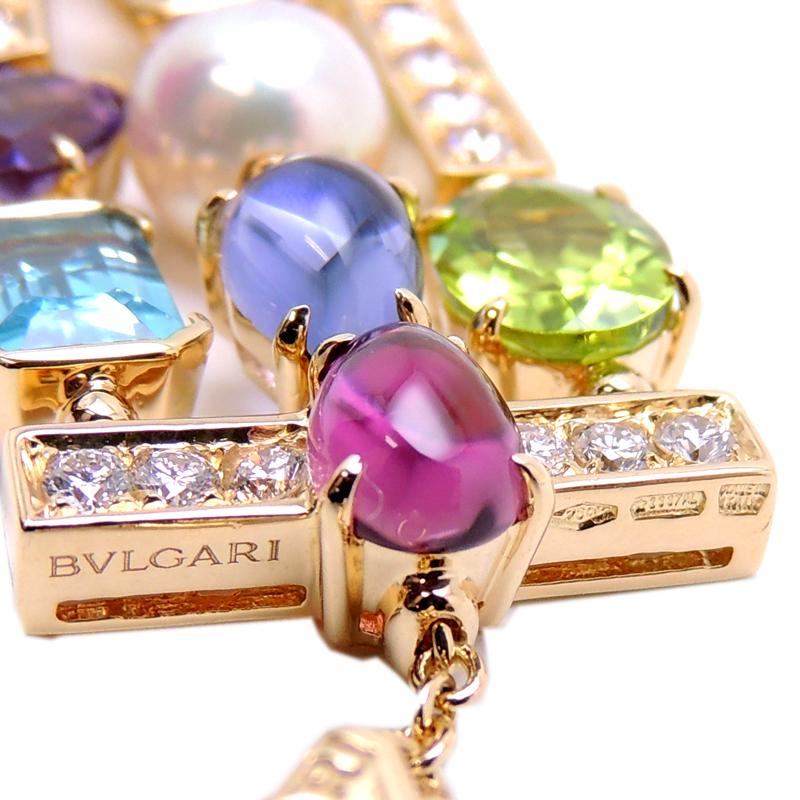 BVLGARI 紫色 チャーム付きブレスレット BVLGARI 紫色 チャーム付きブレスレット