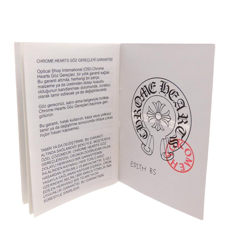 ［銀座店］CHROME HEARTS クロムハーツ アイウェア EDITH メガネ プラスチック ブラウン系 レディース・メンズ DH76368の画像