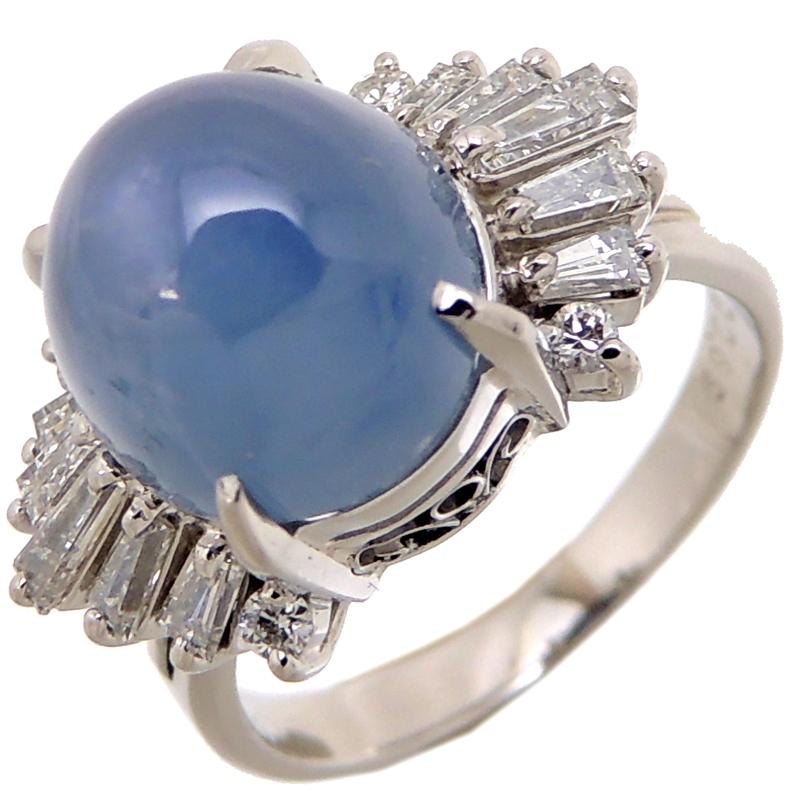 専用Pt900　サファイア0.95ctとダイヤ0.17ct のクラシカルなリング ブルー サファイア リング 0.69ct pt900 ダイヤモンド 12号