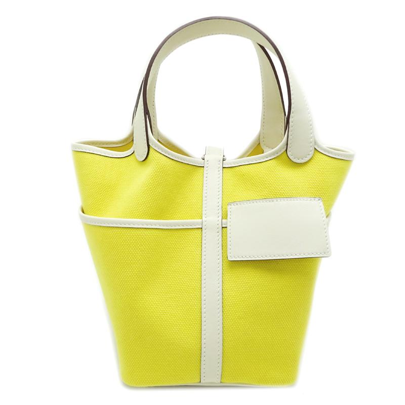 HERMES エルメス ピコタンPM ハンドバッグ イエロー 楽天市場】【未使用品】 エルメス ピコタンロック PM / 18 ポケット