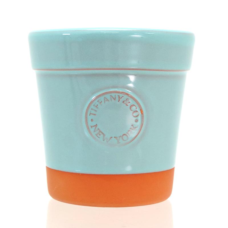 [飯能本店]TIFFANY&Co. ティファニー フラワーポット 陶器 ブルー レディース・メンズ DH77169 DH77169DS