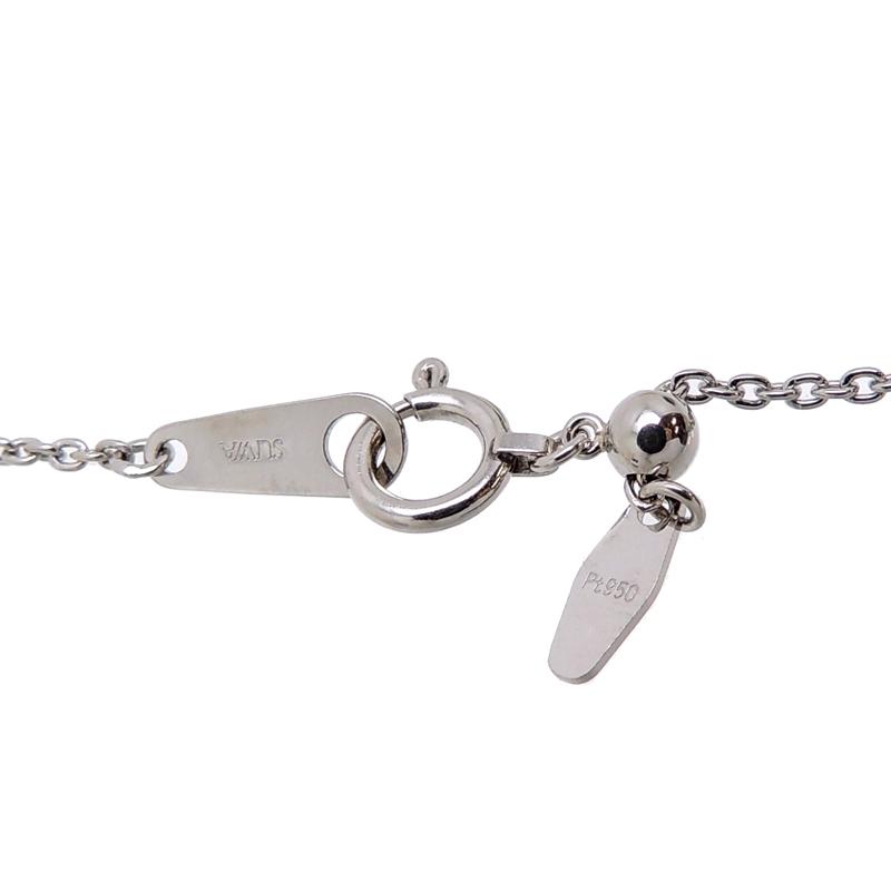 飯能本店］SUWA 0.20ct エメラルド 0.30ct ダイヤモンド ネックレス 