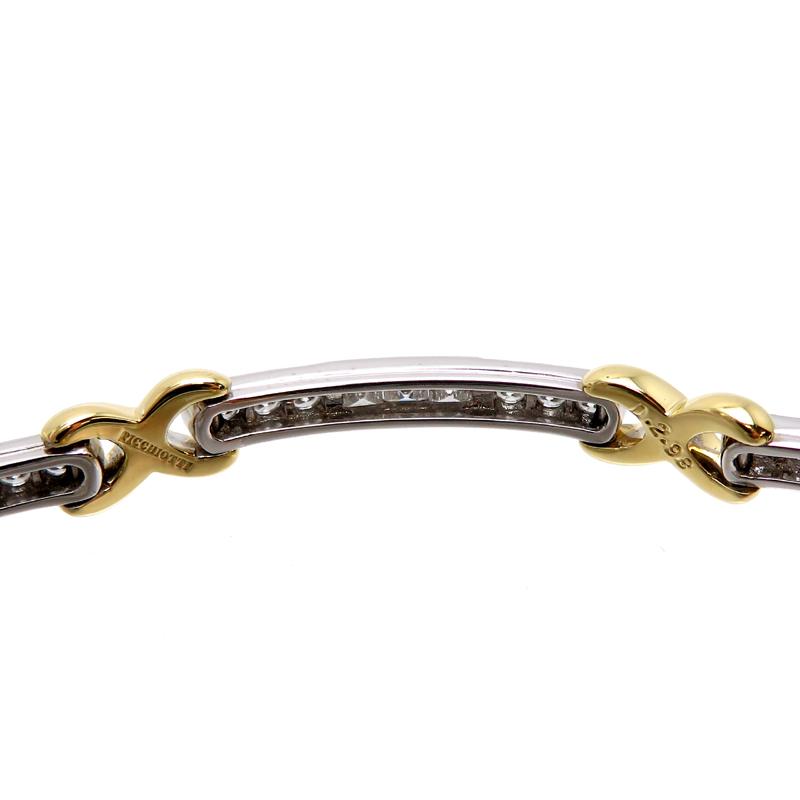 銀座店］Picchiotti ピキョッティ 750YG 750WG 2.98ct ダイヤモンド  