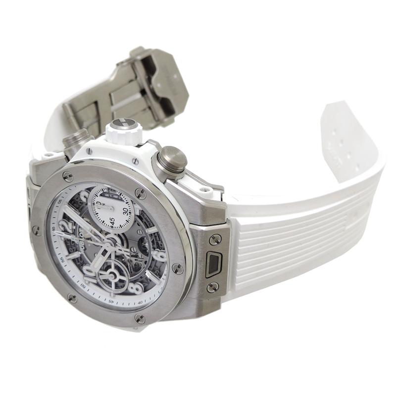 ［銀座店］HUBLOT ウブロ ビッグバン ウニコ チタニウム 441.NE.2010.RW 腕時計 メンズ DH78518｜dsdaikokuya｜02
