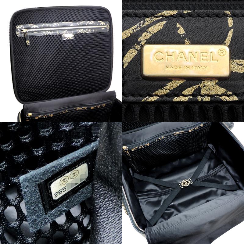 ［銀座店］CHANEL シャネル ココ グラフィティ キャリーバッグ レザー レディース・メンズ DH78723｜dsdaikokuya｜07