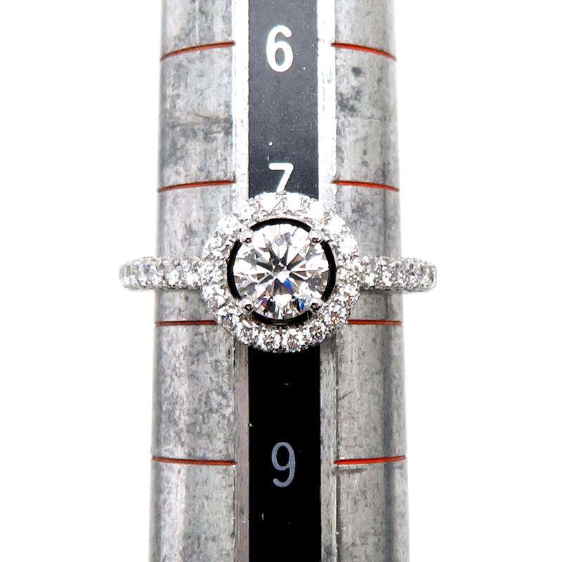 極美品】 GRAFFグラフ フレームラウンド ダイヤモンドリング 0.5ct 