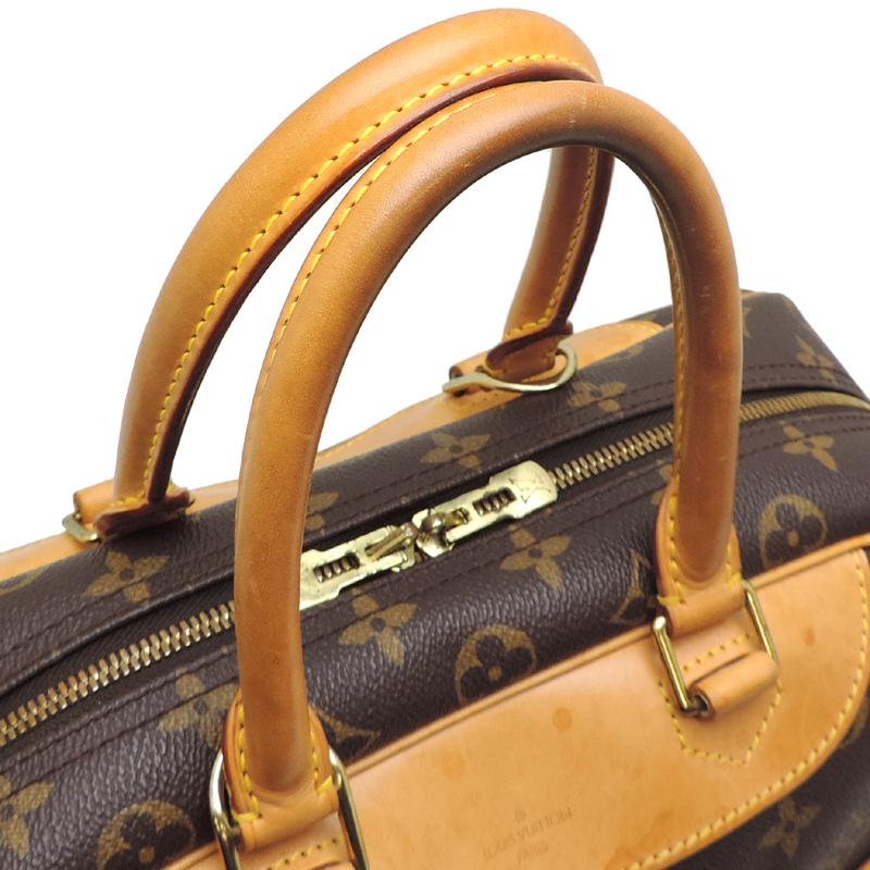 ［飯能本店］LOUIS VUITTON LV ルイ・ヴィトン ドーヴィル M47270 (廃番) ボストンバッグ モノグラム エベヌ (ブラウン系) DH79210_4