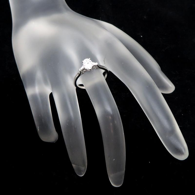 グラフ ［銀座店］GRAFF Pt950 0.51ct ダイヤモンド プロミス リング 