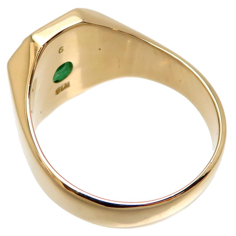 Brand ノンブランド 【アイオライト】 ? K18YG 0.79ct エメラルド 