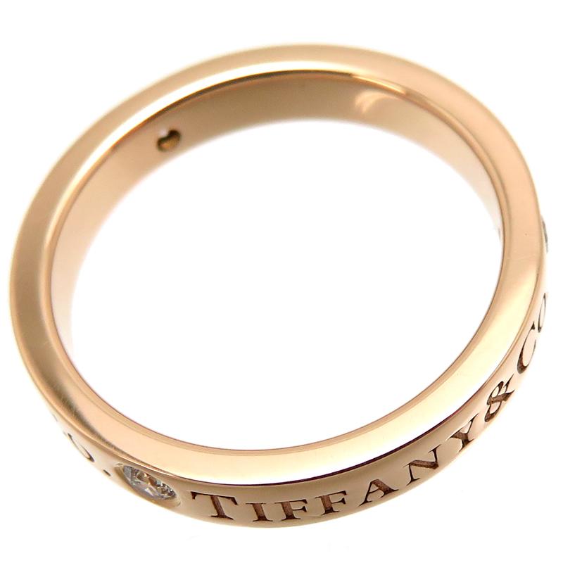 ［銀座店］TIFFANY&Co. ティファニー 750PG 0.07ct ダイヤモンド バンド リング・指輪 750ピンクゴールド 5.5号 レディース DH81072｜dsdaikokuya｜02