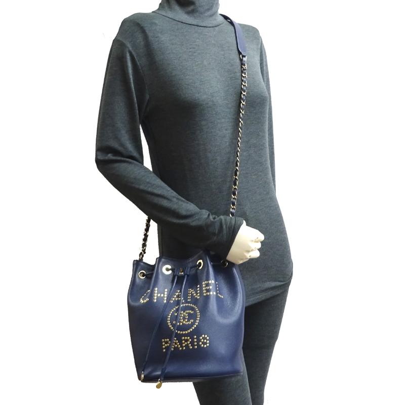 CHANEL（シャネル） ［飯能本店］CHANEL ドーヴィル 巾着ショルダー