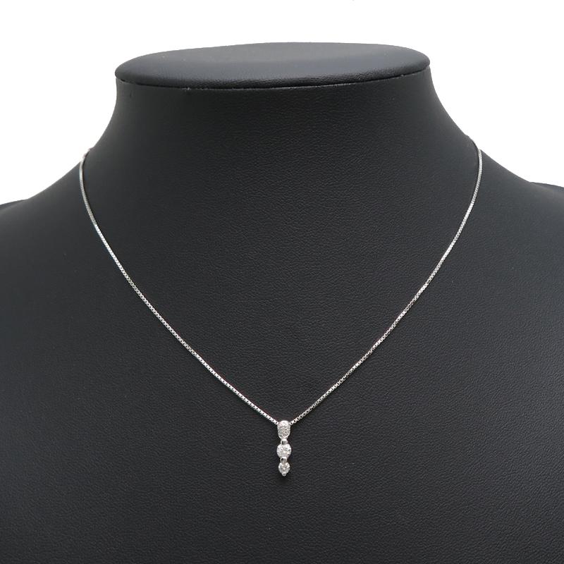 飯能本店］Non Brand ノンブランド 0.30ct ダイヤモンド ネックレス