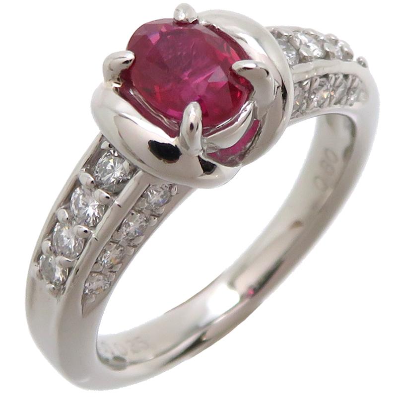 銀座店］Non Brand ノンブランド 0.80ct 0.35ct ルビー
