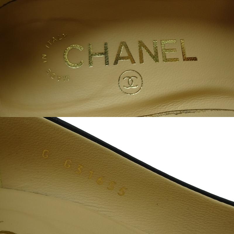 ぴぴぴページCHANEL　パンプス　38.5サイズ 楽天市場】【靴】CHANEL シャネル バイカラー 2トーン パンプス ミドル
