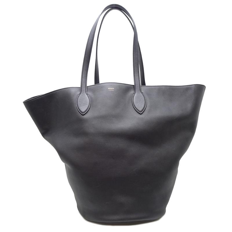 飯能本店］KHAITE【ケイト】 H1001735 トートバッグ レザー ブラック 