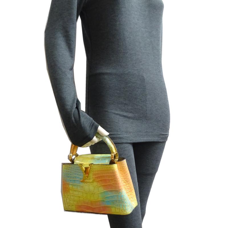 LOUIS VUITTON ［銀座店］LOUIS LV ルイ・ヴィトン カプシーヌ MINI  