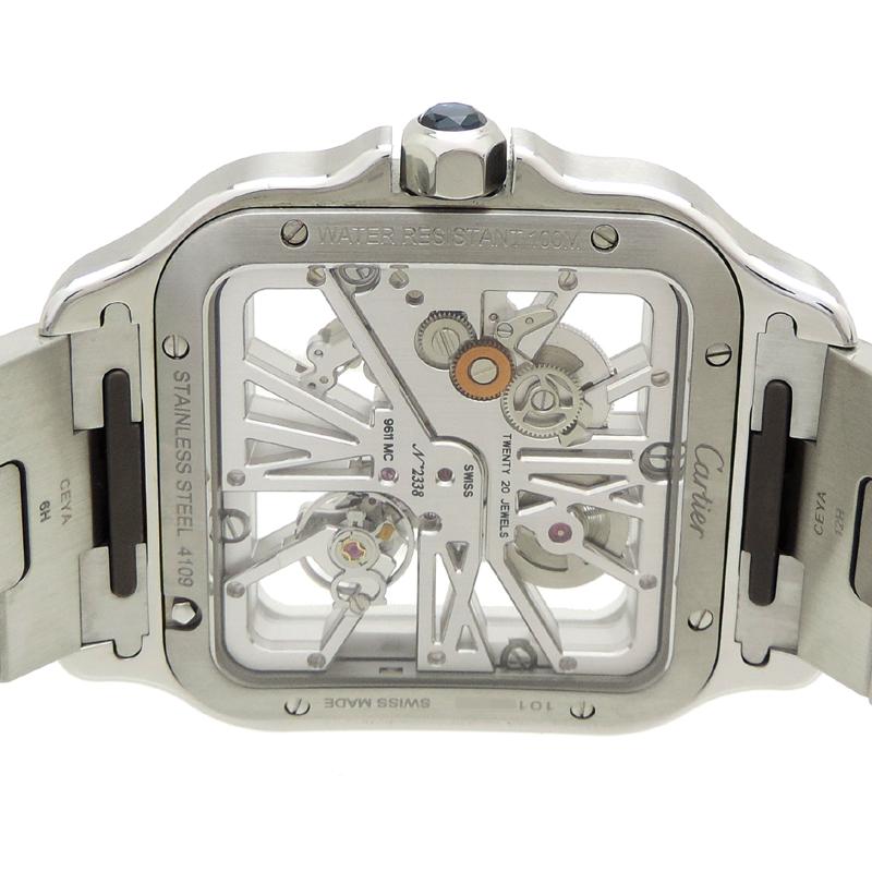 Cartier ［銀座店］CARTIER カルティエ サントス ドゥ スケルトン  