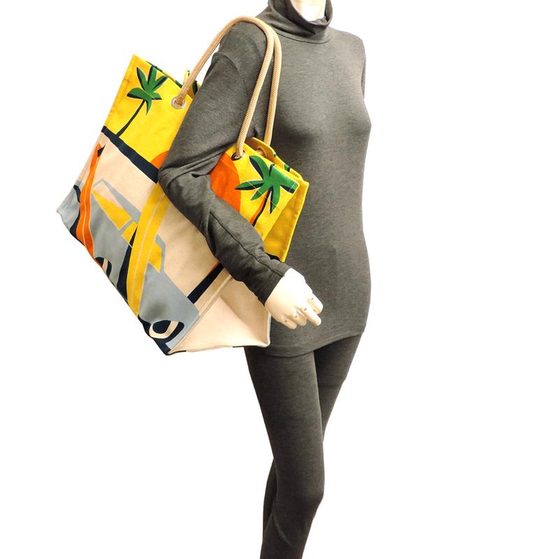 未使用に近い タグ付 エルメス アプレ ラ ヴァーグ ビーチバッグ トートバッグ HERMES - 新品未使用 エルメス ビーチバッグ アプレ・ラ