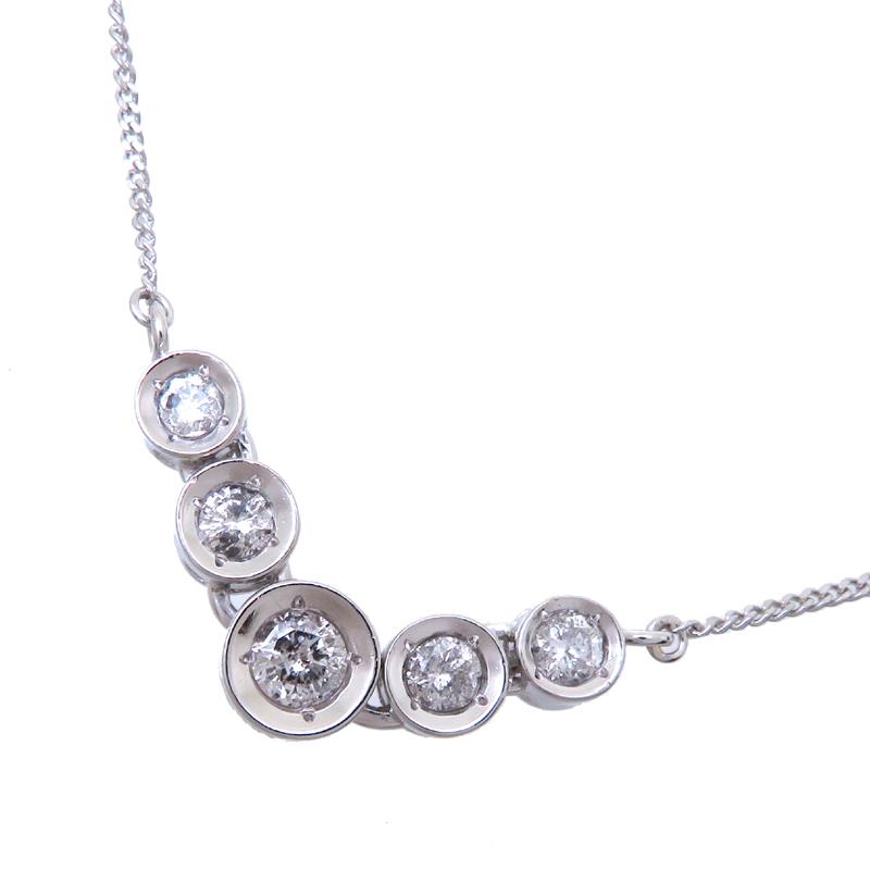 銀座店］Non Brand ノンブランド Pt850 0.51ct ダイヤモンド 