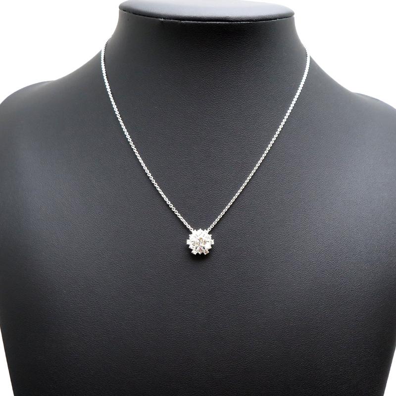   フュージョン　ネックレス　Au750 WG ダイヤ グラフ ［銀座店］GRAFF ダイヤモンド ネックレス 750ホワイトゴールド