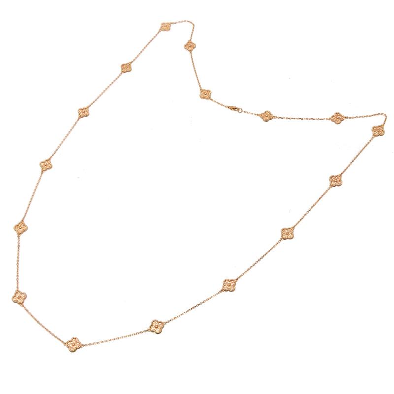 【8/31まで】ヴァンクリーフ＆アーペル　ヴィンテージアルハンブラ　ペンダント 銀座店］Van Cleef & Arpels ヴァンクリーフ＆アーペル