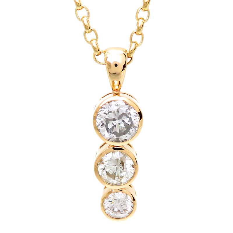 銀座店］Non Brand ノンブランド K18YG 1.21ct ダイヤモンド