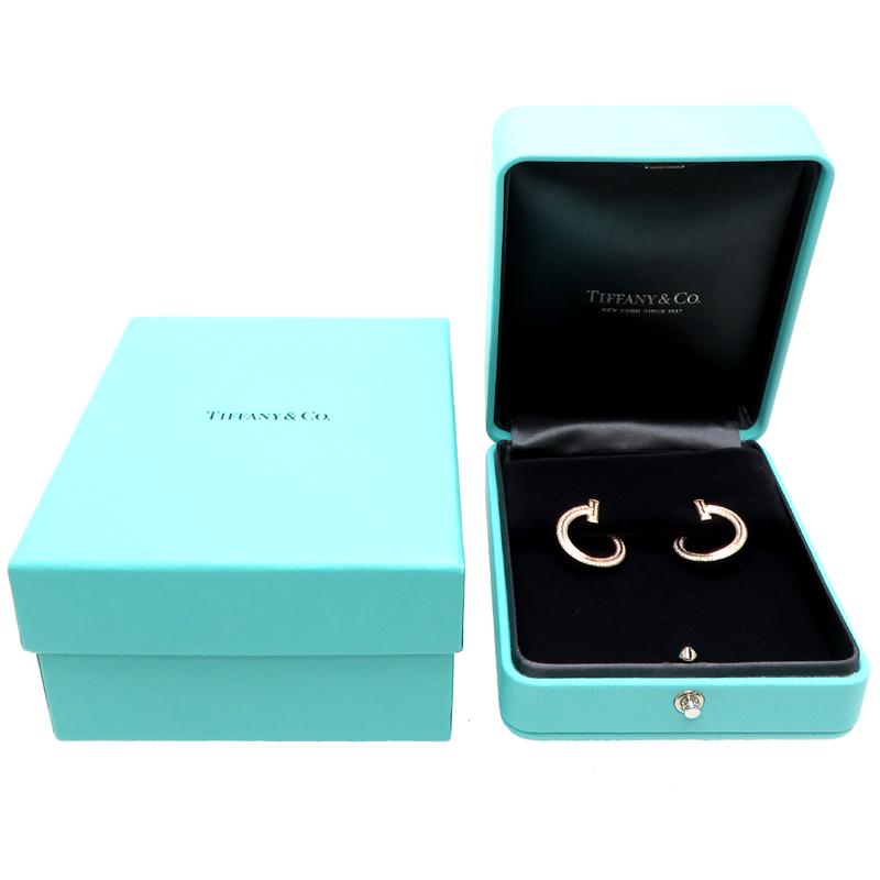 【TIFFANY&CO.】ティファニー ダイヤモンドピアス (片耳) TIFFANY&Co.（ティファニー） ［銀座店］TIFFANY&Co. Tワン オープン