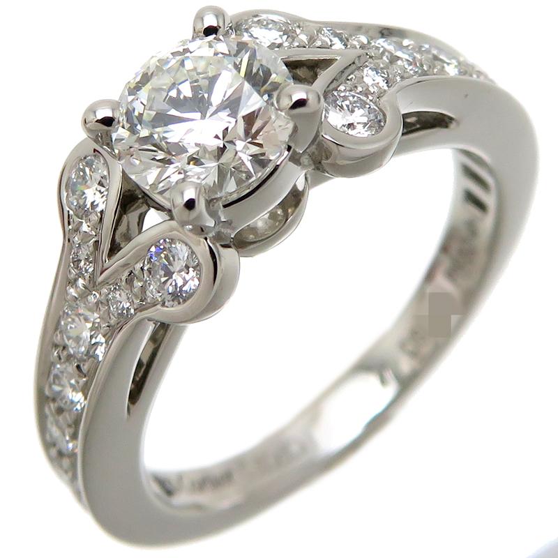 Cartier カルティエ Pt950 D0.18ct バレリーナ リング 48 Cartier カルティエ Pt950 D0.18ct バレリーナ リング 48