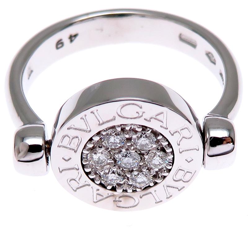 飯能本店］BVLGARI ブルガリ #49 BB フリップ ダイヤモンド オニキス 