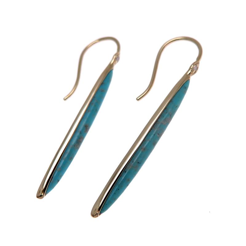 agete K10ターコイズピアス agete ［飯能本店］agete アガット K10 ターコイズ ピアス K10