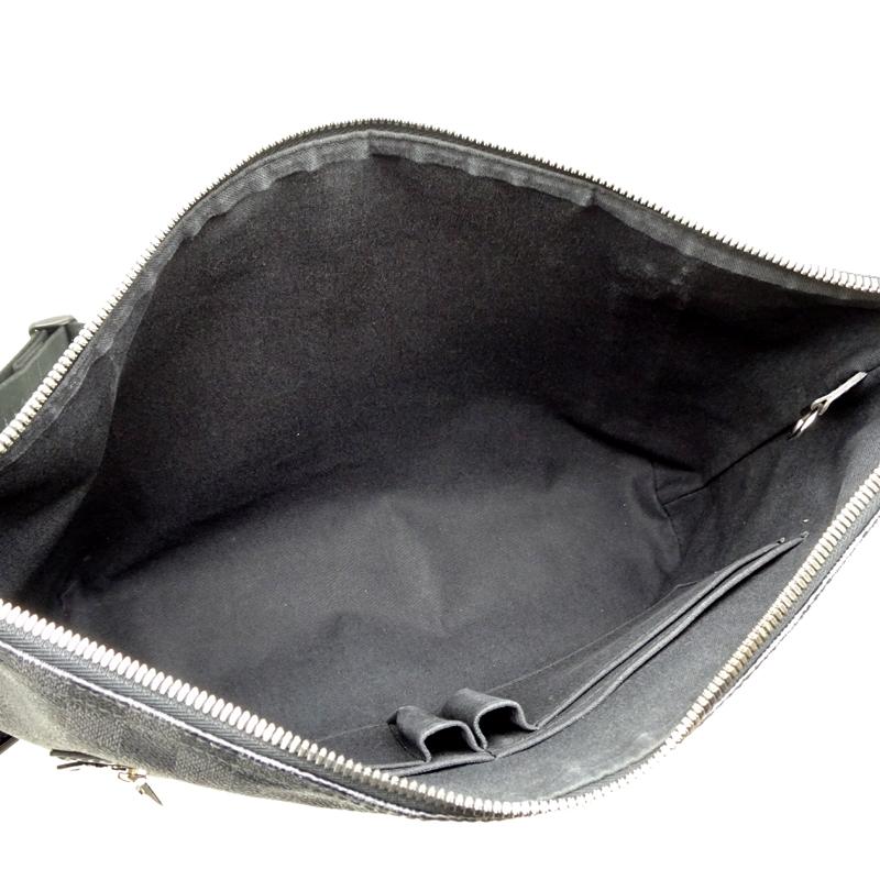 VUITTON LV ルイ・ヴィトン ミックMM N41106(廃番) ショルダーバッグ ダミエグラフィット ブラック 【穂乃花】 メンズ DH84291