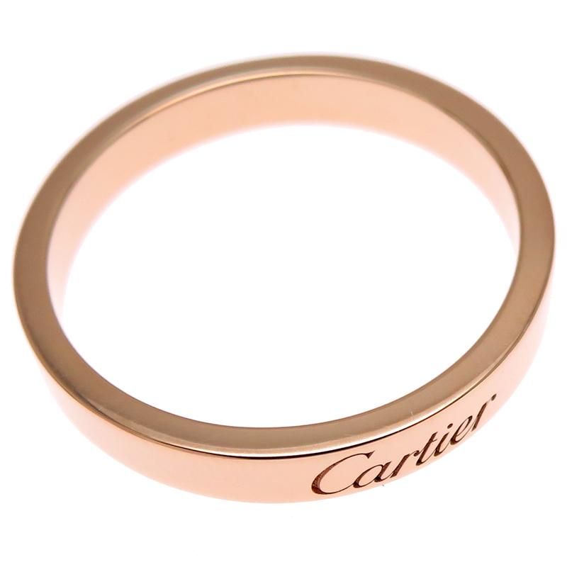 銀座店］CARTIER カルティエ #57 ウエディング リング・指輪 750ピンク 
