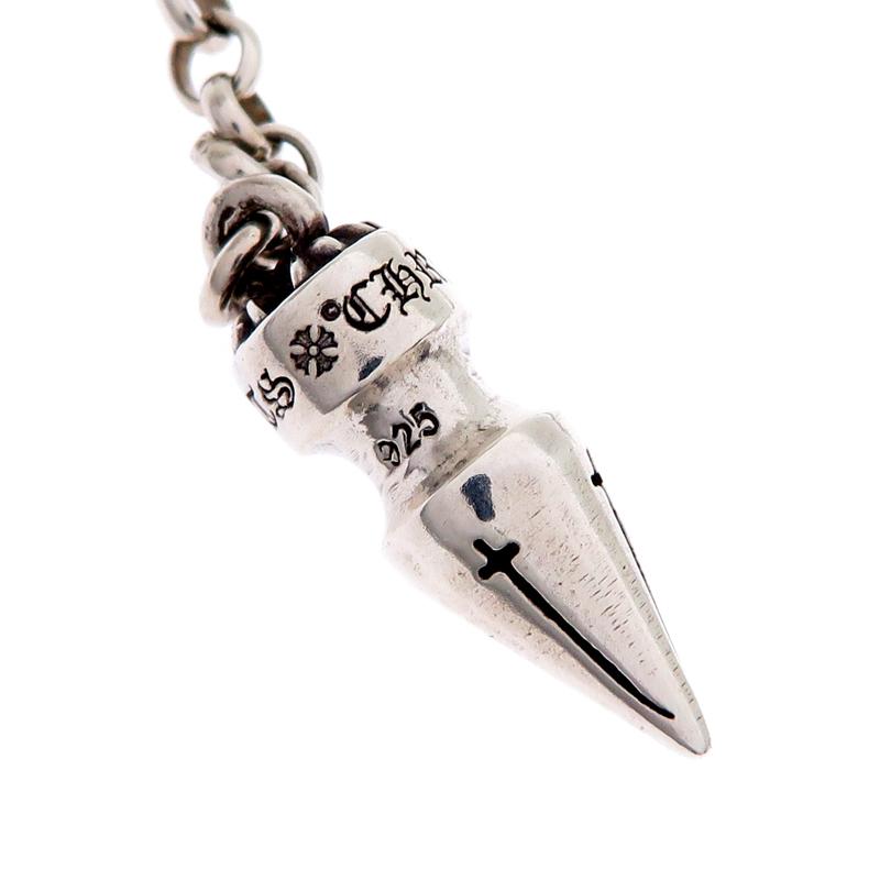 銀座店］CHROME HEARTS クロムハーツ SV925 スパイク チェーン ピアス