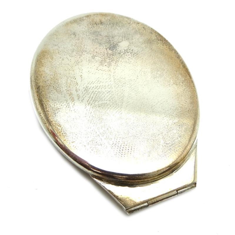 ティファニー コンパクトミラー ティファニー コンパクトミラー 純銀無垢 携帯 手鏡 スターリング