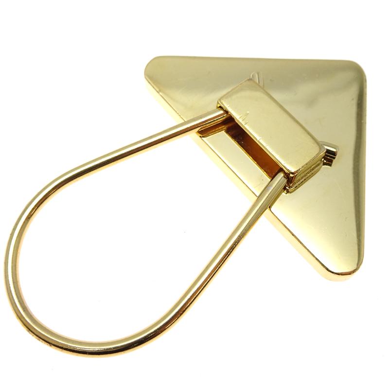 新品　PRADA トライアングルチャーム レッド D50 キーホルダー 高質で安価 新品 PRADA キーホルダー D50 レッド トライアングル