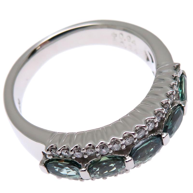 【最終価格】PT900 アレキサンドライト リング 楽天市場】プラチナ PT900 天然アレキサンドライト リング 指輪 5号 6